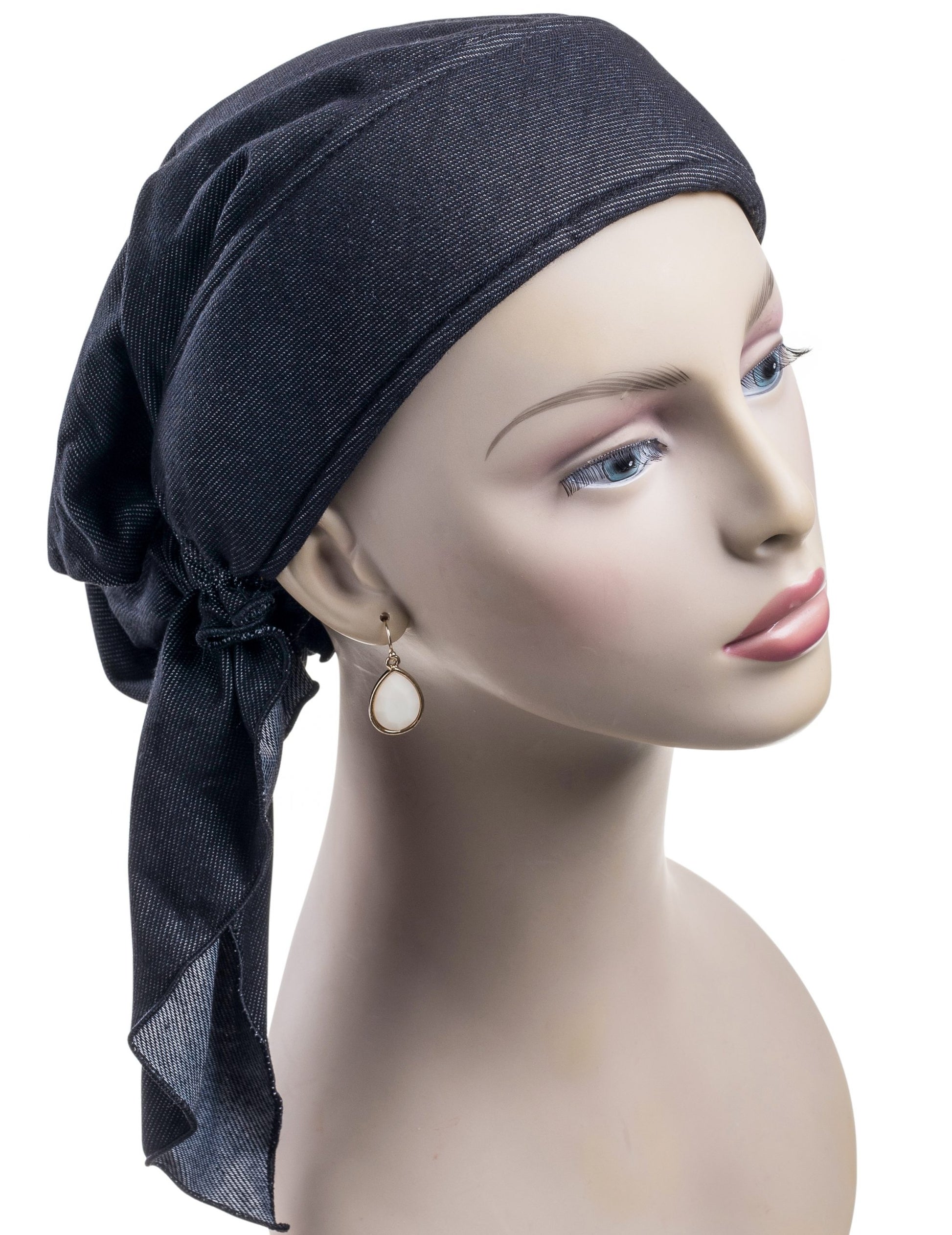 Padded-black-denim