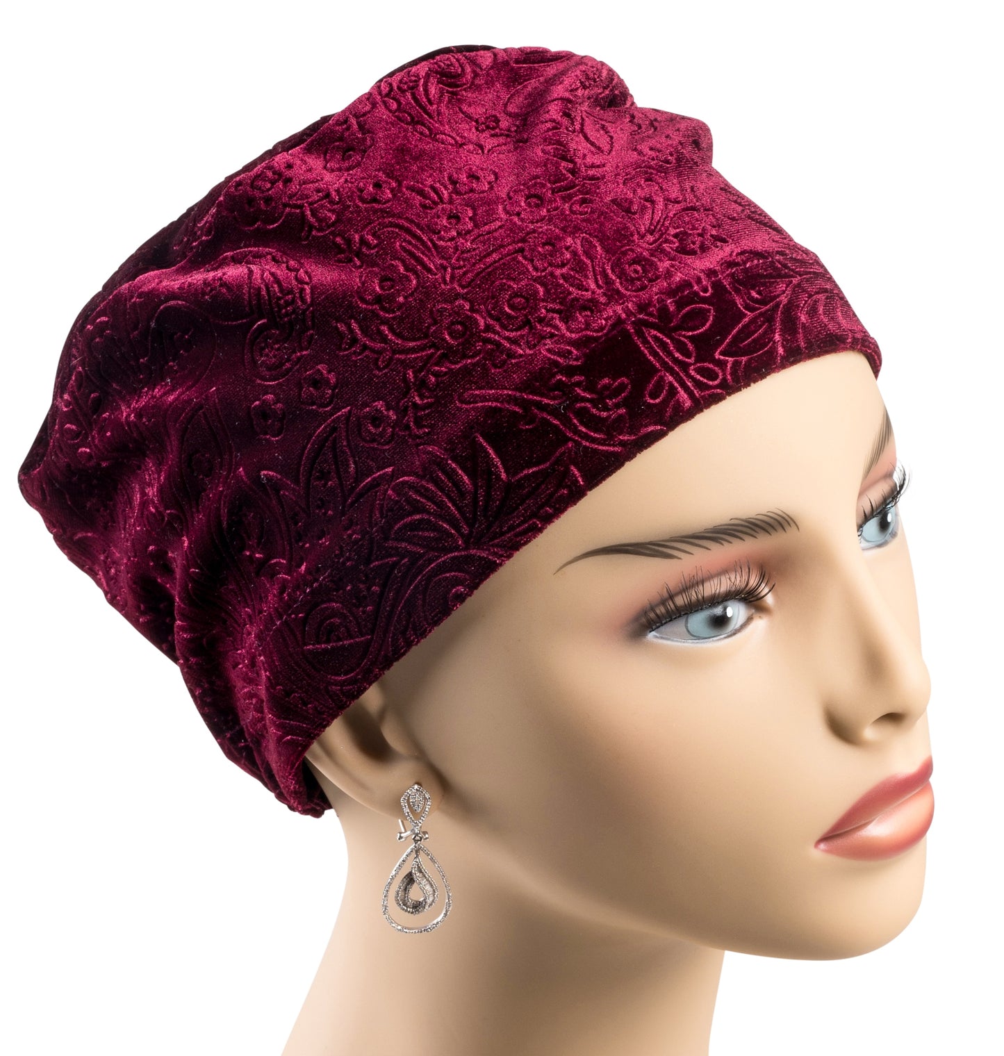 Dream-Cap-Velvet-Burgundy